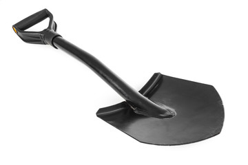 Shovel with a handle. Isolated