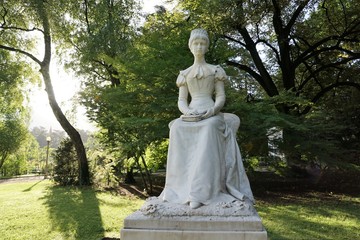 Sissi Elisabeth Denkmal in Meran in Italien