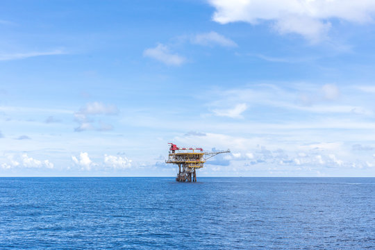 Offshore Industry oil and gas production platform