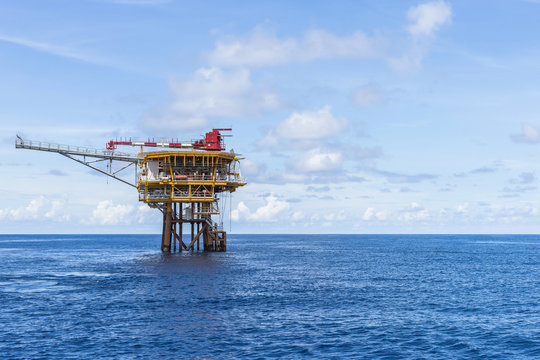 Offshore Industry oil and gas production platform