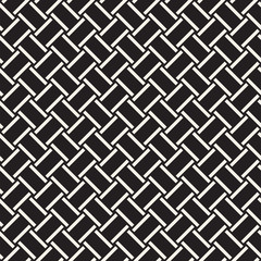 Crosshatch vector seamless geometric pattern. Crossed graphic rectangles background. Checkered motif. Seamless texture of crosshatched bold lines. Trellis simple fabric print.
