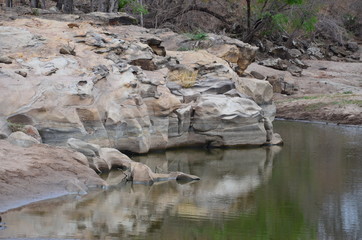The African landscape. Zimbabwe.