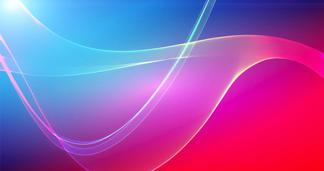 Abstract curved lines background. Template brochure design