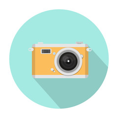 Flat camera icon