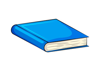 closed book cartoon vector symbol icon design. Beautiful illustration isolated on white background