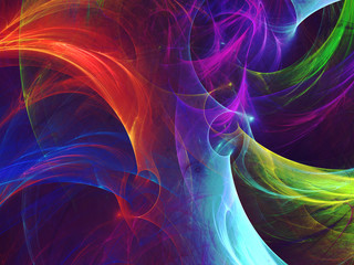 Abstract fractal background