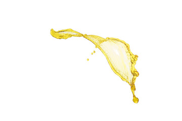 liquid oil splash light yellow color