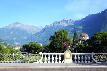 Meran stadt in Südtirol in norditalien