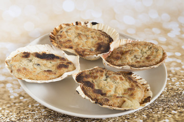 Typical food spanish for christmas  (scallops)