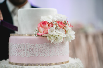 Obraz na płótnie Canvas wedding flowers dekor bride groom