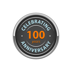 Celebrating anniversary 100 years badge
