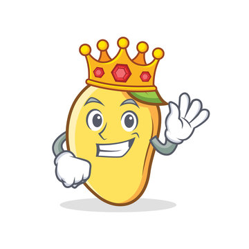 King mango character cartoon mascot