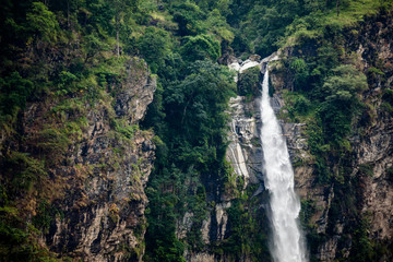 Beautiful landscape of Himalaya mountains on Manaslu circuit