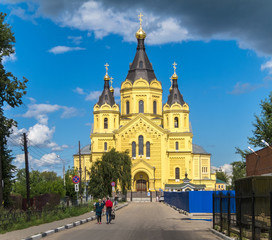 Fototapeta na wymiar Alexander Nevsky Cathedral, Nizhny Novgorod, Russia