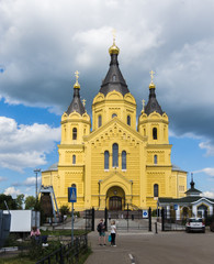 Fototapeta na wymiar Alexander Nevsky Cathedral, Nizhny Novgorod, Russia