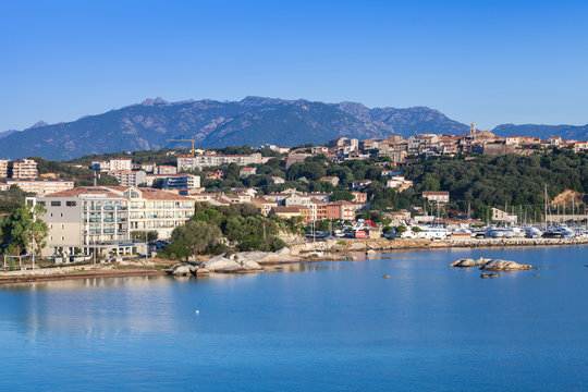 Corsica island, France. Porto-Vecchio in summer