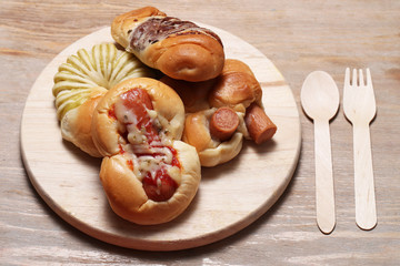 Bread to taste , Delicious and sweet seasonal bread