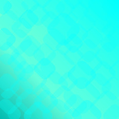 Abstract bright blue background with geometric shapes