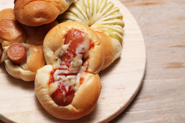 Bread to taste , Delicious and sweet seasonal bread