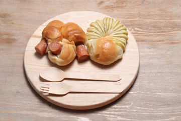 Bread to taste , Delicious and sweet seasonal bread