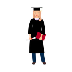 University female student graduate