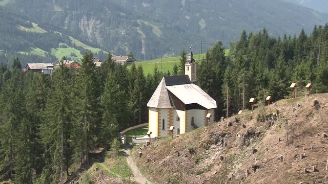 Pustertal, Anras, Kirche, Heilig, Heiliger Antonius von Padua, Filialkirche, Denkmal, Gotisch, Sp&auml;tgotisch. Osttirol