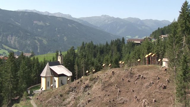Pustertal, Anras, Kirche, Heilig, Heiliger Antonius von Padua, Filialkirche, Denkmal, Gotisch, Sp&auml;tgotisch. Osttirol