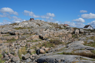 vrango island coastline rocks