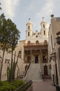 Hanging Church In Coptic Part Of Old Town Of Cairo.