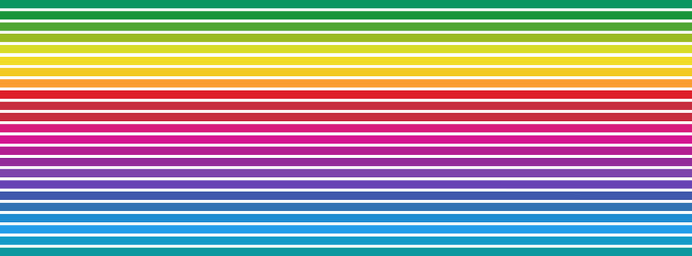 Gestreifter Hintergrund, Regenbogenfarben, Vektor