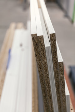 chipboard of different texture wood