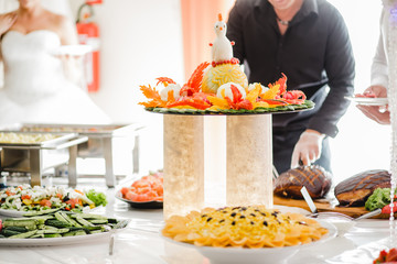 catering service buffet wedding event