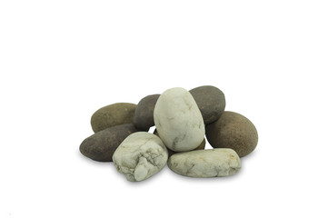 stones spa on a white background