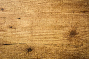 Rustic wooden table background. Top view

