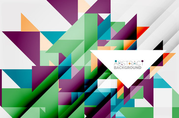 Triangle pattern design background