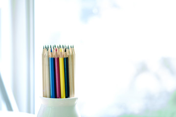 Obraz premium cmyk pencils 