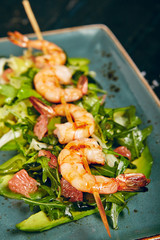 Shrimp and Avocado Salad with Grapefruit