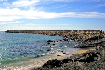 Sea Breakwater in Australia
