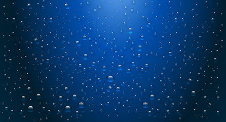 Background with realistic drops