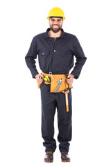 Smiling young worker