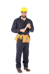 Smiling young worker