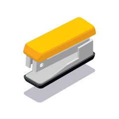 Isometric stapler icon
