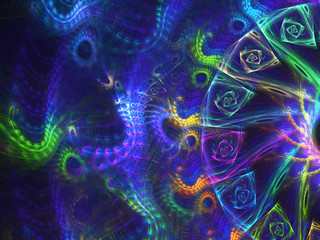 Abstract fractal background