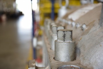 Machinery in workshop, petrochemical plant