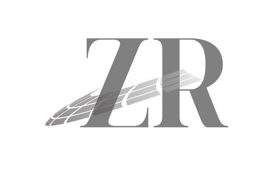 ZR Initial Logo for your startup venture