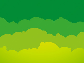 abstract green bio cloud background