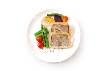 豚肉のパテのパイ包み焼き
