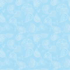 Floral paisley vector colorful ornate seamless pattern. Vector