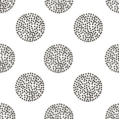 Hand drawn creative seamless pattern