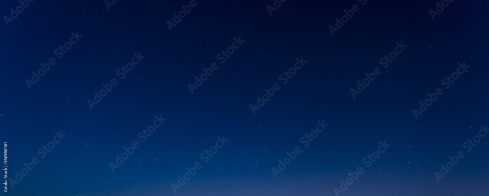 Wall mural stars in night sky